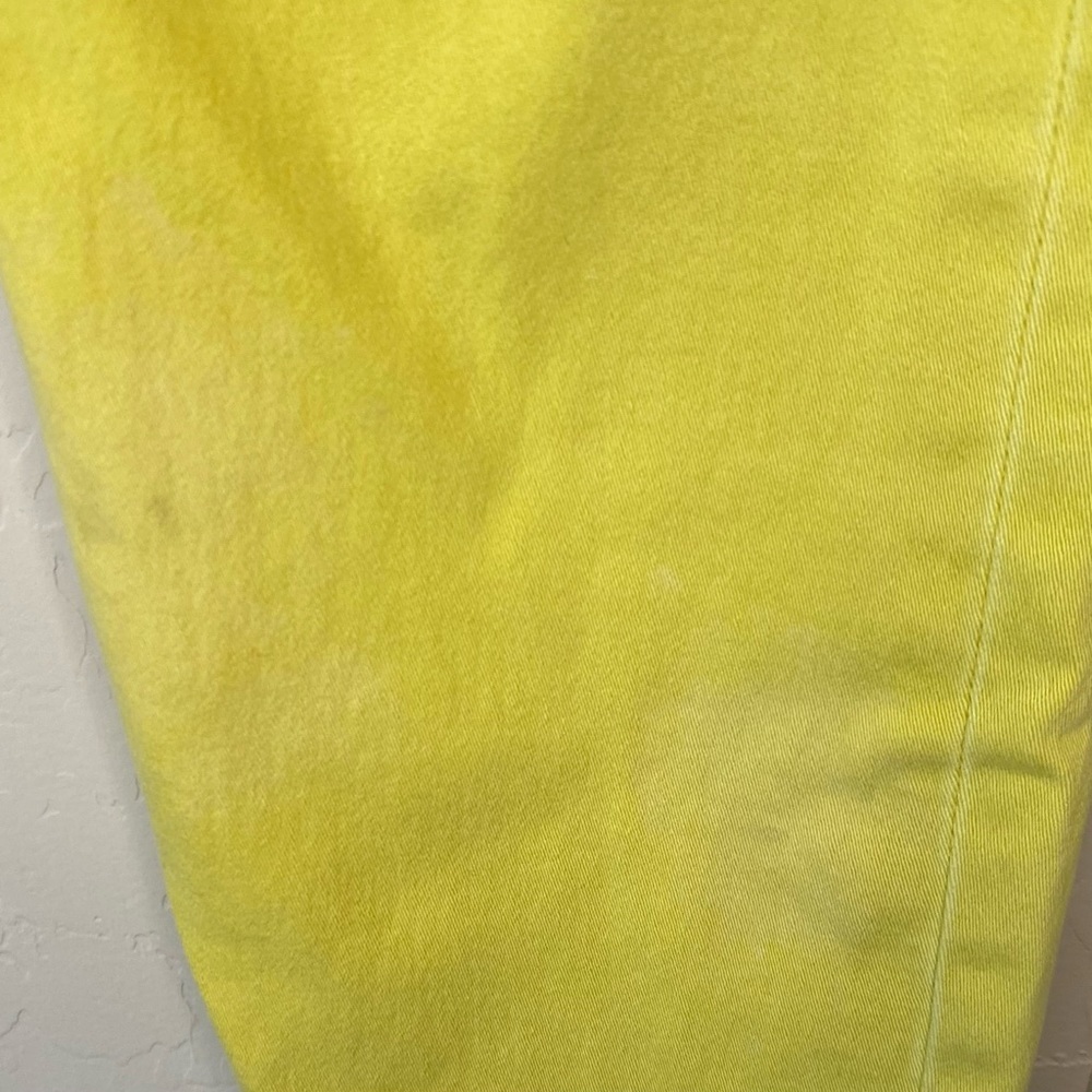 Cabi Womens Skinny Jeans Size 4 Citron Yellow Denim Stretch #5084 - Picture 2 of 7